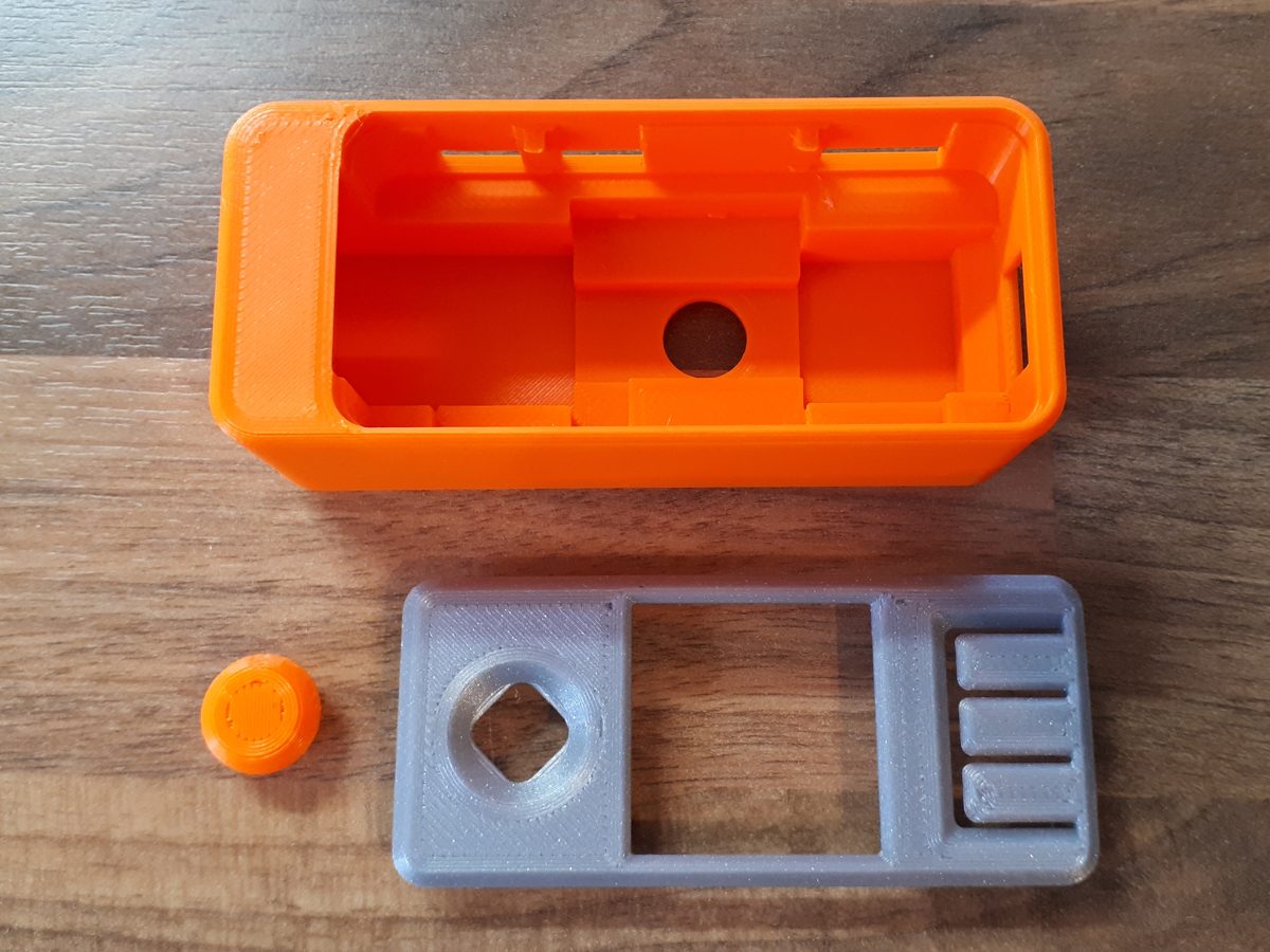 OpenPill case, two-tone